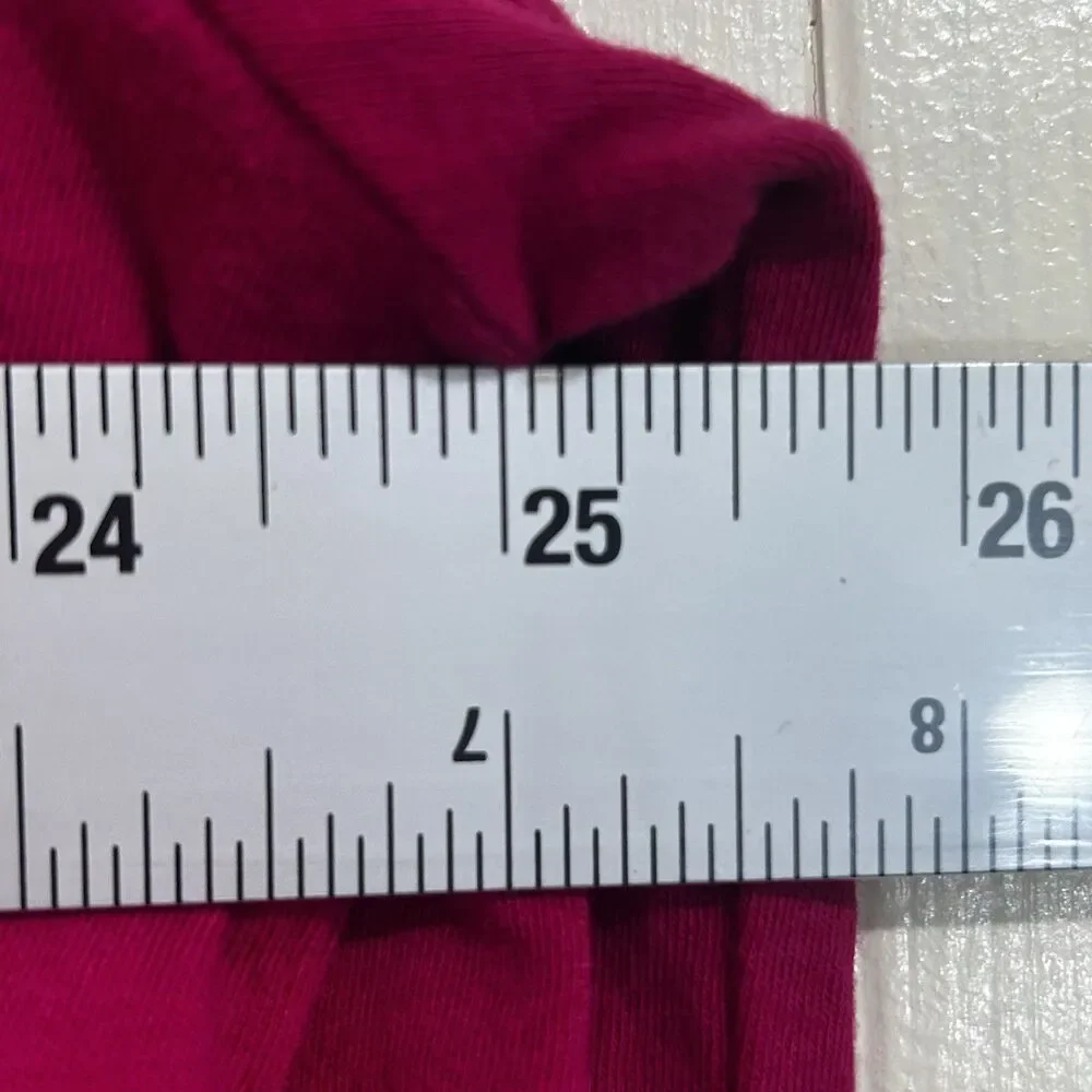 J.Crew Basic Turtleneck Berry Magenta Top Size XL Long Sleeve Soft Comfy Blouse